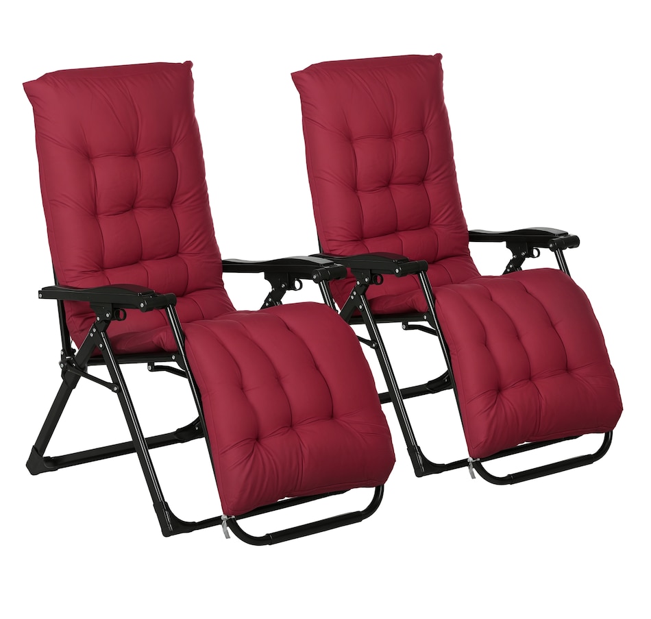 Image 946619_ST03.jpg, Product 946-619 / Price $164.99 - $174.99, Outsunny Reclining Zero Gravity Chair Folding Sun Lounger Cushion Headrest from Outsunny on TSC.ca's Home & Garden department