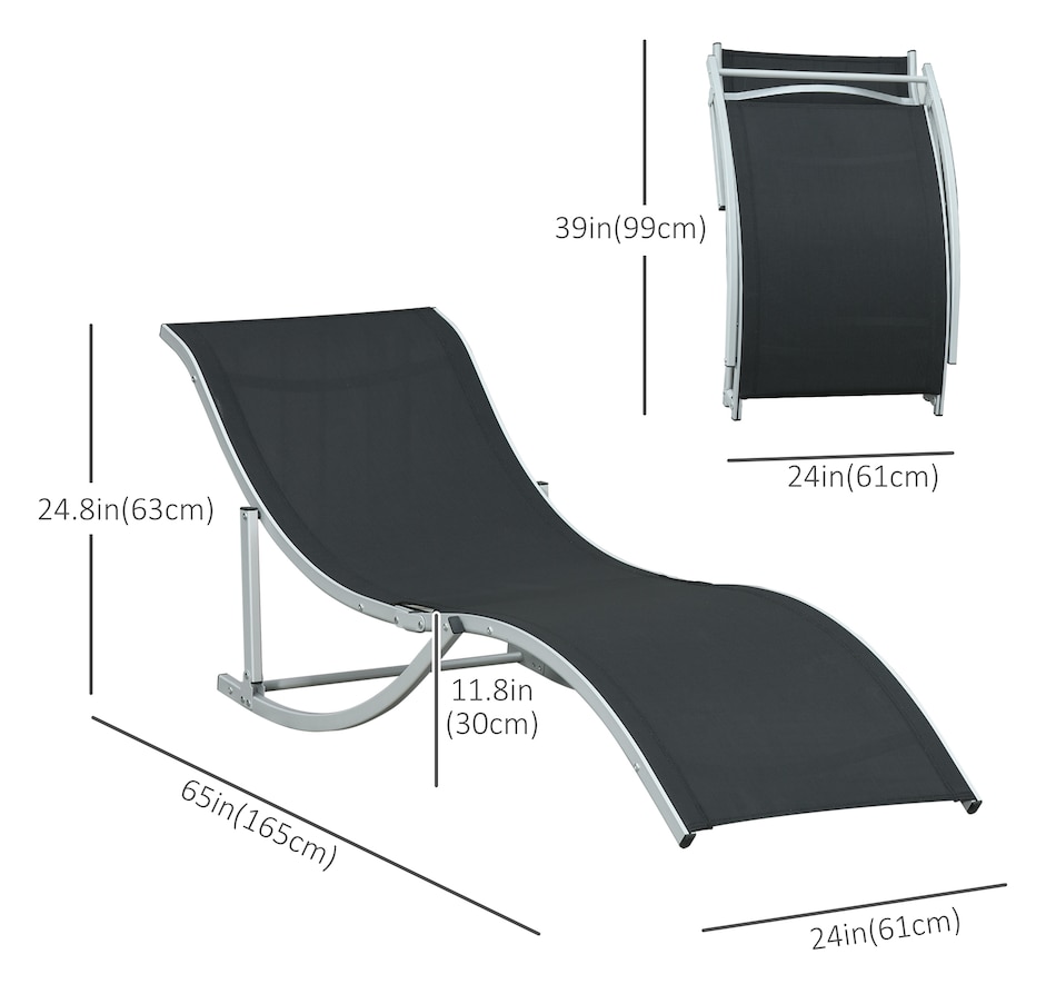 Image 946622_ALTMORE2.jpg, Product 946-622 / Price $190.99 - $199.99, Outsunny Pool Chaise Lounge Chairs Set of 2 from Outsunny on TSC.ca's Home & Garden department