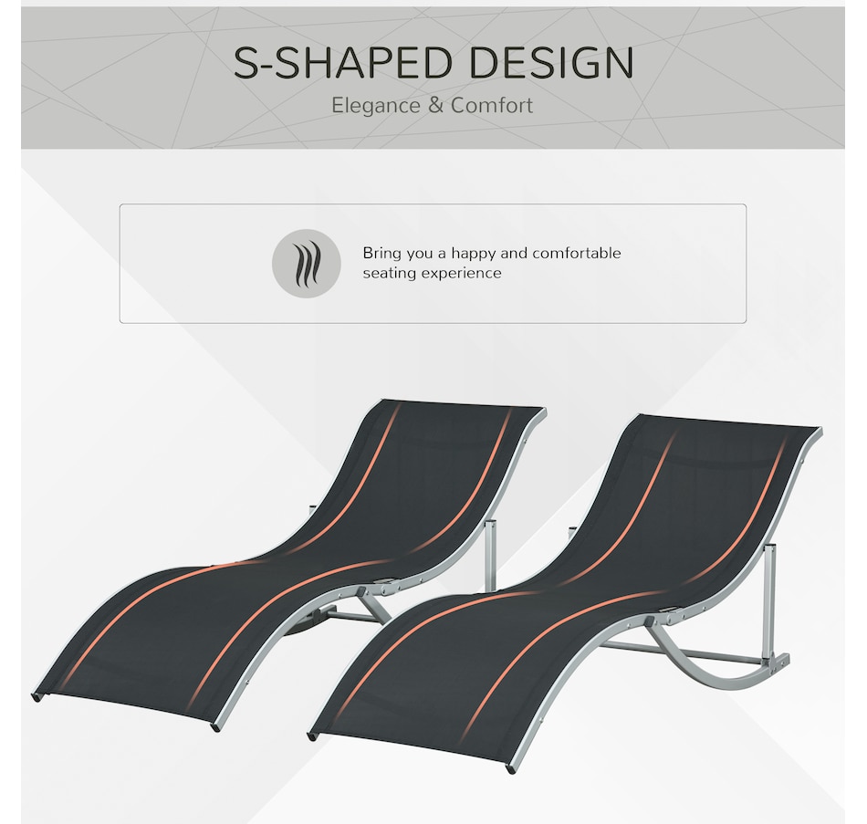 Image 946622_ALTMORE6.jpg, Product 946-622 / Price $190.99 - $199.99, Outsunny Pool Chaise Lounge Chairs Set of 2 from Outsunny on TSC.ca's Home & Garden department