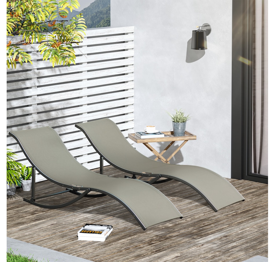 Image 946622_ALTMORE9.jpg, Product 946-622 / Price $190.99 - $199.99, Outsunny Pool Chaise Lounge Chairs Set of 2 from Outsunny on TSC.ca's Home & Garden department