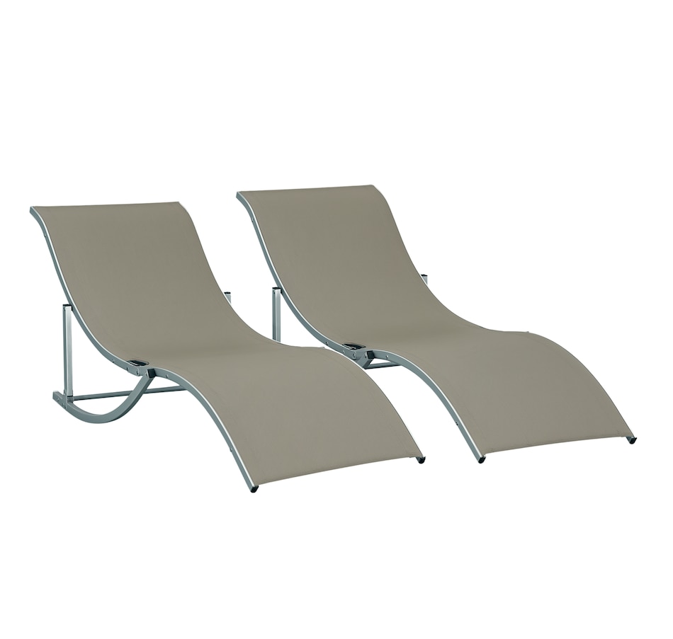 Image 946622_ST02.png, Product 946-622 / Price $190.99 - $199.99, Outsunny Pool Chaise Lounge Chairs Set of 2 from Outsunny on TSC.ca's Home & Garden department