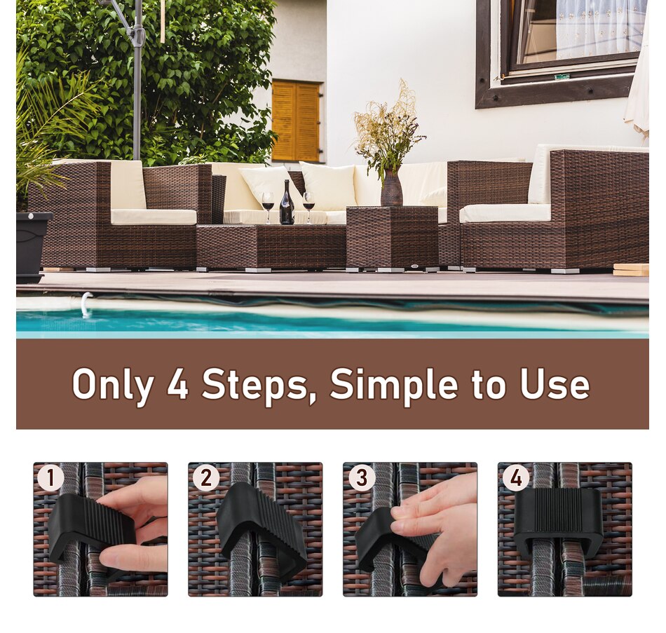 Image 946625_ALTMORE3.jpg, Product 946-625 / Price $22.99, Outsunny Furniture Clips from Outsunny on TSC.ca's Home & Garden department