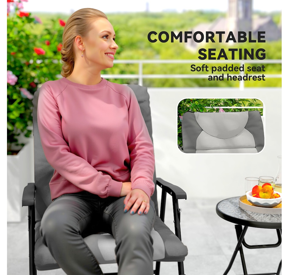 Image 946649_ALTMORE14.jpg, Product 946-649 / Price $189.99 - $194.99, Outsunny 3pc Patio Foldable Rocking Chair Set, Light Brown from Outsunny on TSC.ca's Home & Garden department