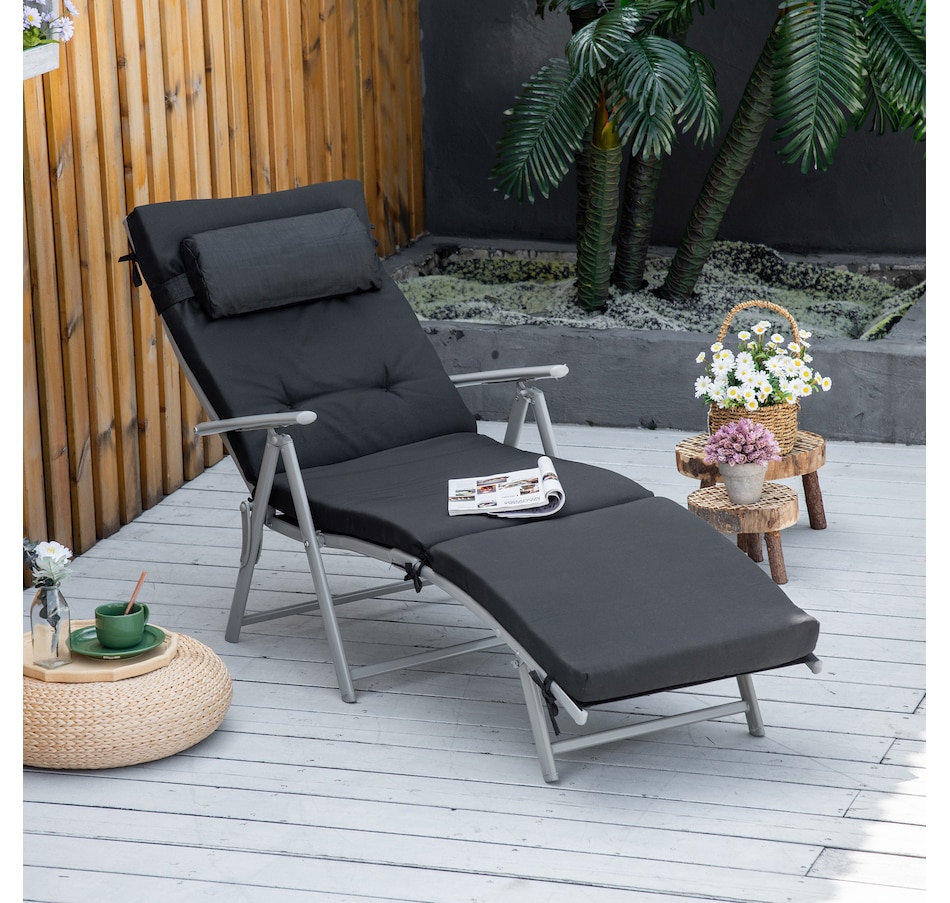 Image 946652_ALTMORE16.jpg, Product 946-652 / Price $139.99 - $144.99, Outsunny Outdoor Folding Chaise Lounge Chair Recliner from Outsunny on TSC.ca's Home & Garden department