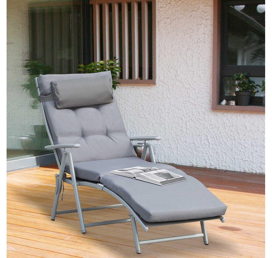 Image 946652_ALTMORE9.jpg, Product 946-652 / Price $139.99 - $144.99, Outsunny Outdoor Folding Chaise Lounge Chair Recliner from Outsunny on TSC.ca's Home & Garden department