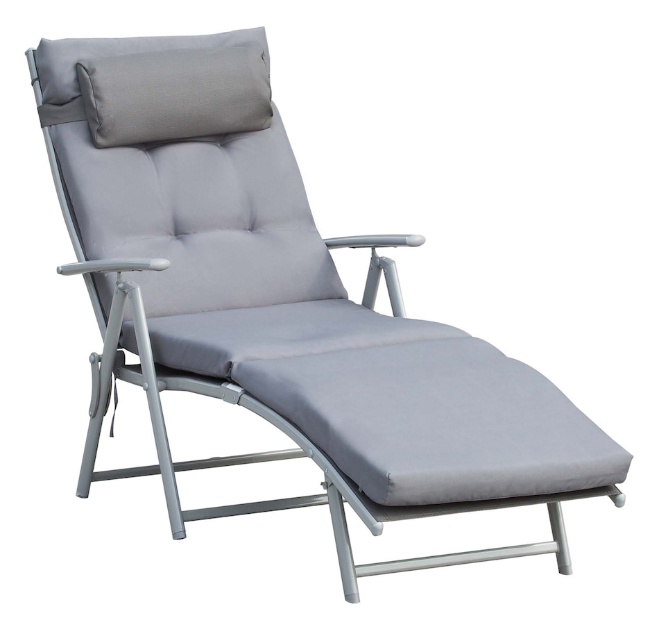 Image 946652_ST02.jpg, Product 946-652 / Price $139.99 - $144.99, Outsunny Outdoor Folding Chaise Lounge Chair Recliner from Outsunny on TSC.ca's Home & Garden department