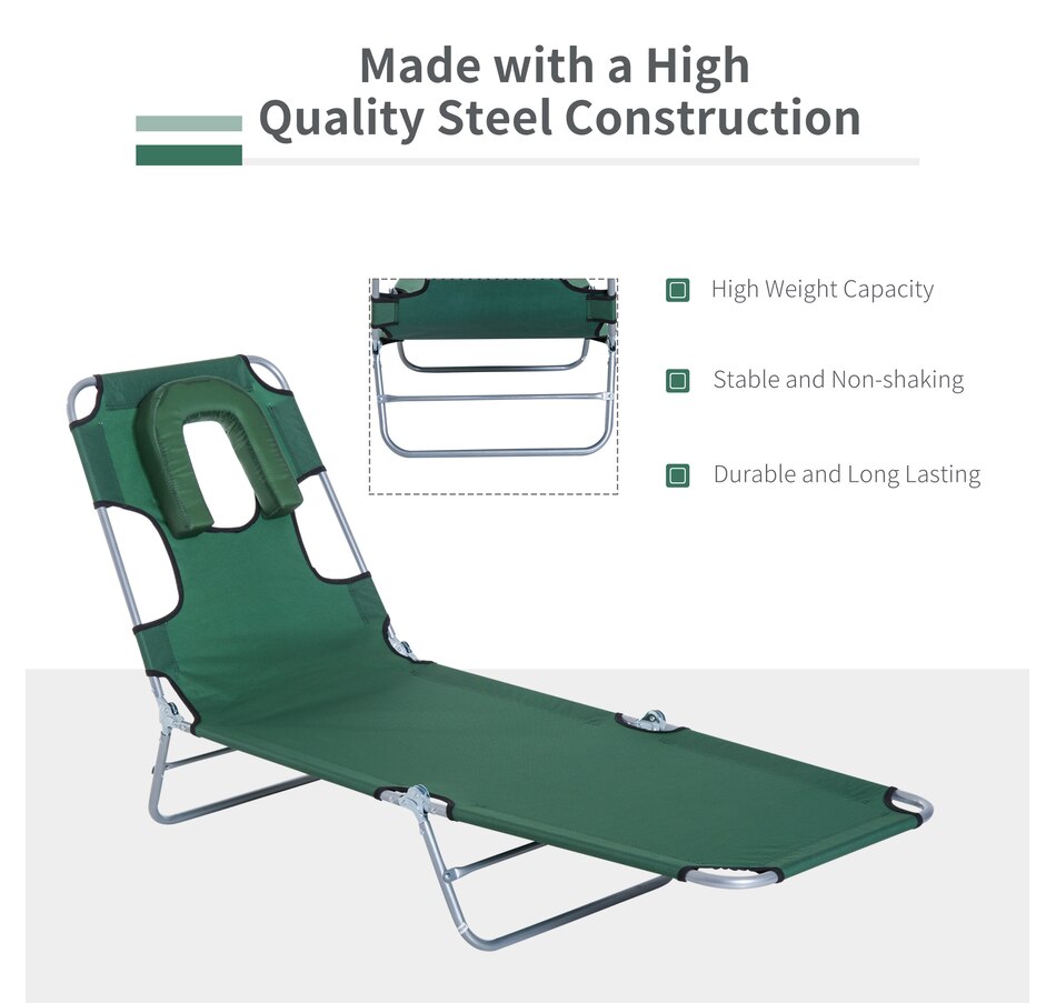 Image 946657_ALTMORE13.jpg, Product 946-657 / Price $72.99 - $76.99, Outsunny Outdoor Lounge Chair from Outsunny on TSC.ca's Home & Garden department