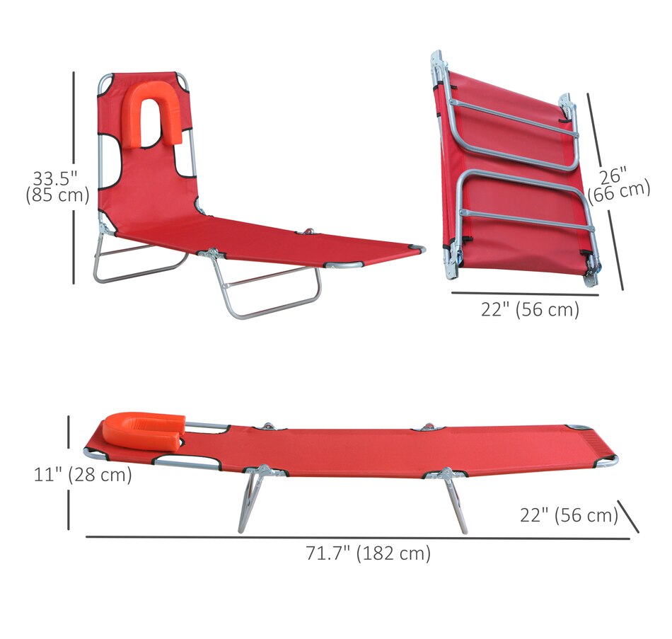 Image 946657_ALTMORE17.jpg, Product 946-657 / Price $72.99 - $76.99, Outsunny Outdoor Lounge Chair from Outsunny on TSC.ca's Home & Garden department