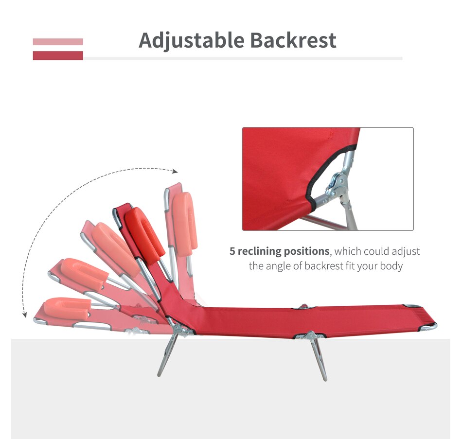 Image 946657_ALTMORE18.jpg, Product 946-657 / Price $72.99 - $76.99, Outsunny Outdoor Lounge Chair from Outsunny on TSC.ca's Home & Garden department