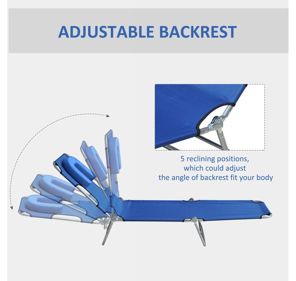 Image 946657_ALTMORE26.jpg, Product 946-657 / Price $72.99 - $76.99, Outsunny Outdoor Lounge Chair from Outsunny on TSC.ca's Home & Garden department