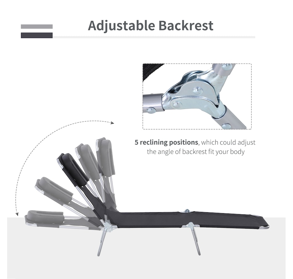 Image 946657_ALTMORE3.jpg, Product 946-657 / Price $72.99 - $76.99, Outsunny Outdoor Lounge Chair from Outsunny on TSC.ca's Home & Garden department