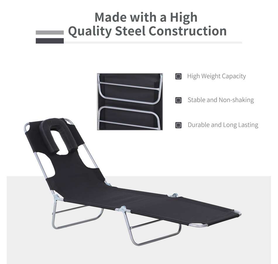 Image 946657_ALTMORE5.jpg, Product 946-657 / Price $72.99 - $76.99, Outsunny Outdoor Lounge Chair from Outsunny on TSC.ca's Home & Garden department