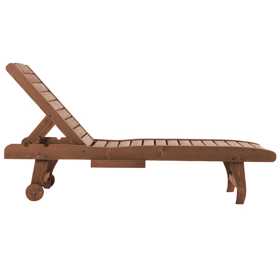Image 946662_ALTMORE16.jpg, Product 946-662 / Price $174.99, Outsunny Wooden Chaise Lounge Pool Chair Patio Recliner W/ Pullout Tray Wheels from Outsunny on TSC.ca's Home & Garden department