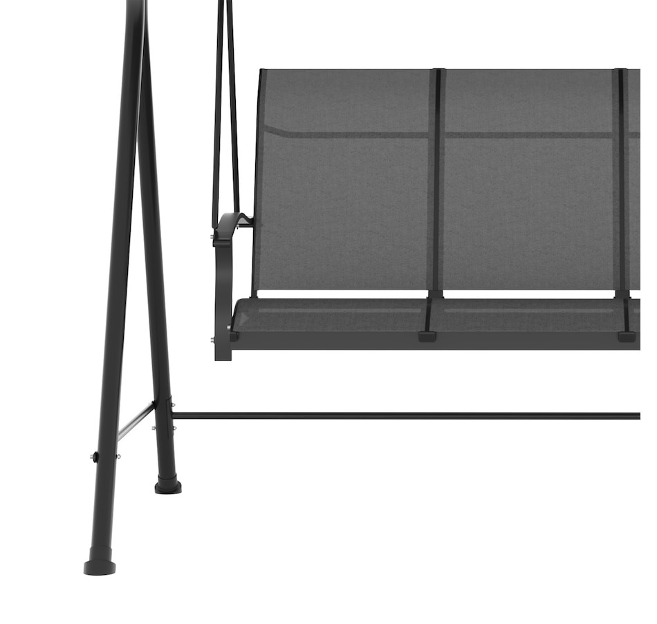 Image 946665_ALTMORE7.jpg, Product 946-665 / Price $419.99, Outsunny 3 Seater Outdoor Swing Chair with Canopy for Patio, Dark Grey from Outsunny on TSC.ca's Home & Garden department