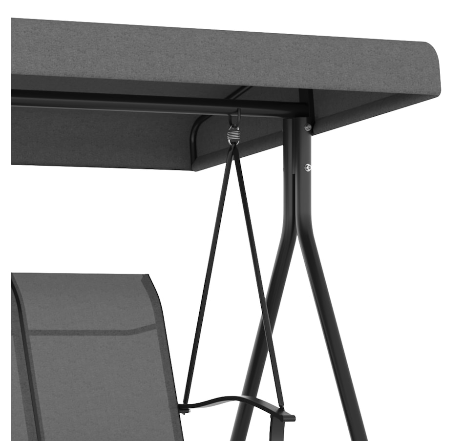 Image 946665_ALTMORE8.jpg, Product 946-665 / Price $419.99, Outsunny 3 Seater Outdoor Swing Chair with Canopy for Patio, Dark Grey from Outsunny on TSC.ca's Home & Garden department