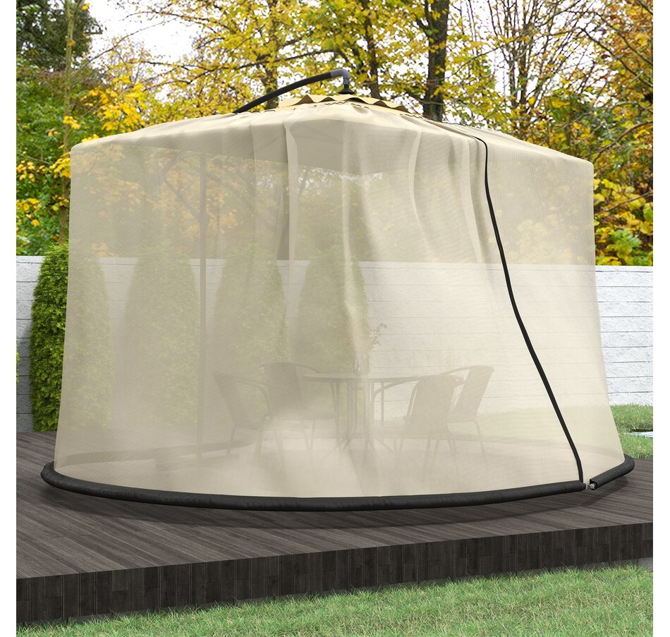 Image 946667_ALTMORE1.jpg, Product 946-667 / Price $42.99, Outsunny 7.5FT Umbrella Screen Mosquito Net, Umbrella Cover Netting from Outsunny on TSC.ca's Home & Garden department