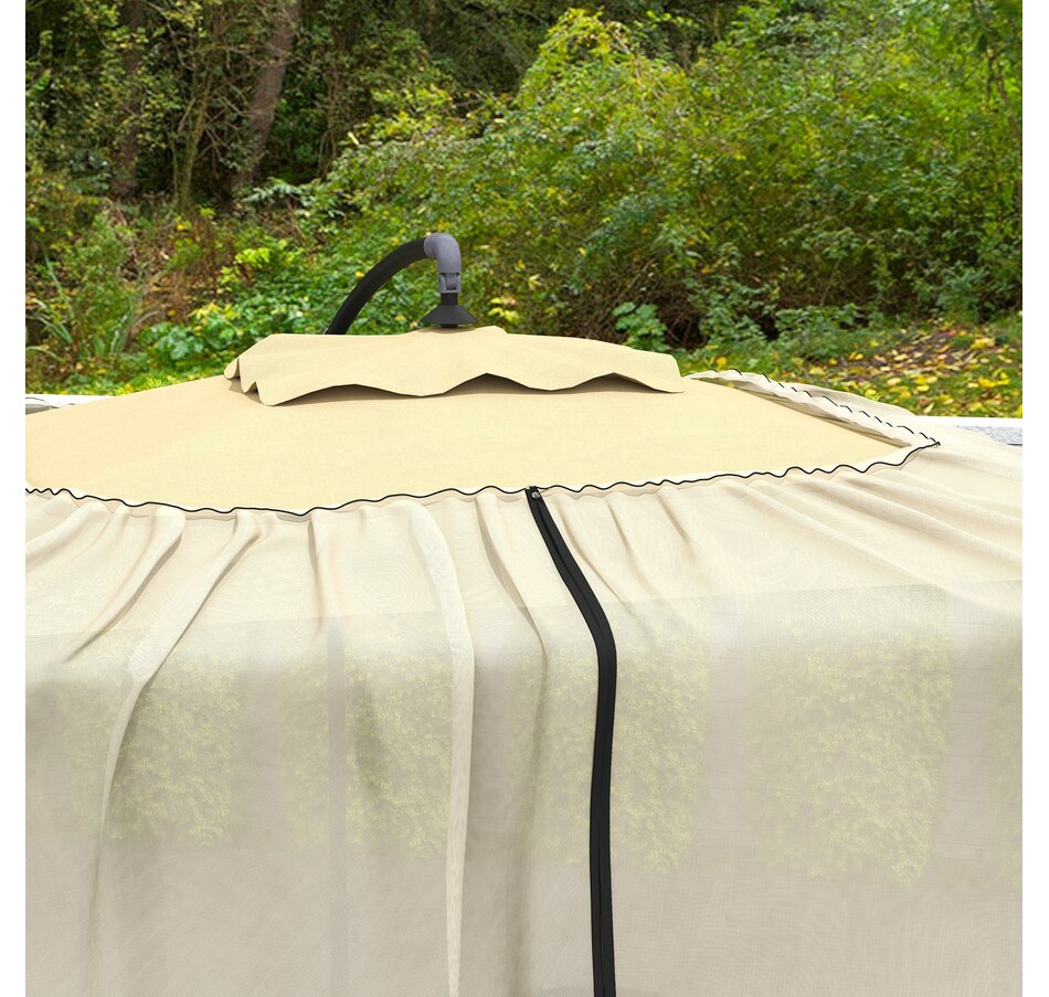 Image 946667_ALTMORE8.jpg, Product 946-667 / Price $42.99, Outsunny 7.5FT Umbrella Screen Mosquito Net, Umbrella Cover Netting from Outsunny on TSC.ca's Home & Garden department