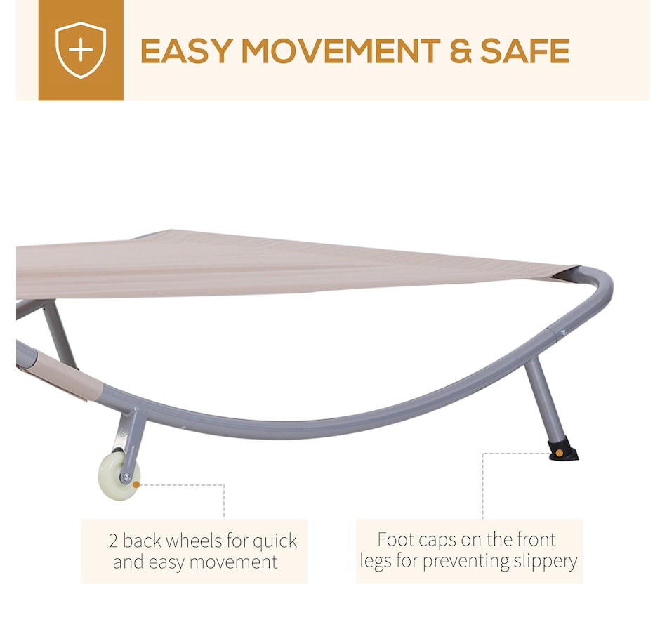 Image 946713_ALTMORE12.jpg, Product 946-713 / Price $129.99, Outsunny 79" Outdoor Lounge Chair with Canopy from Outsunny on TSC.ca's Home & Garden department