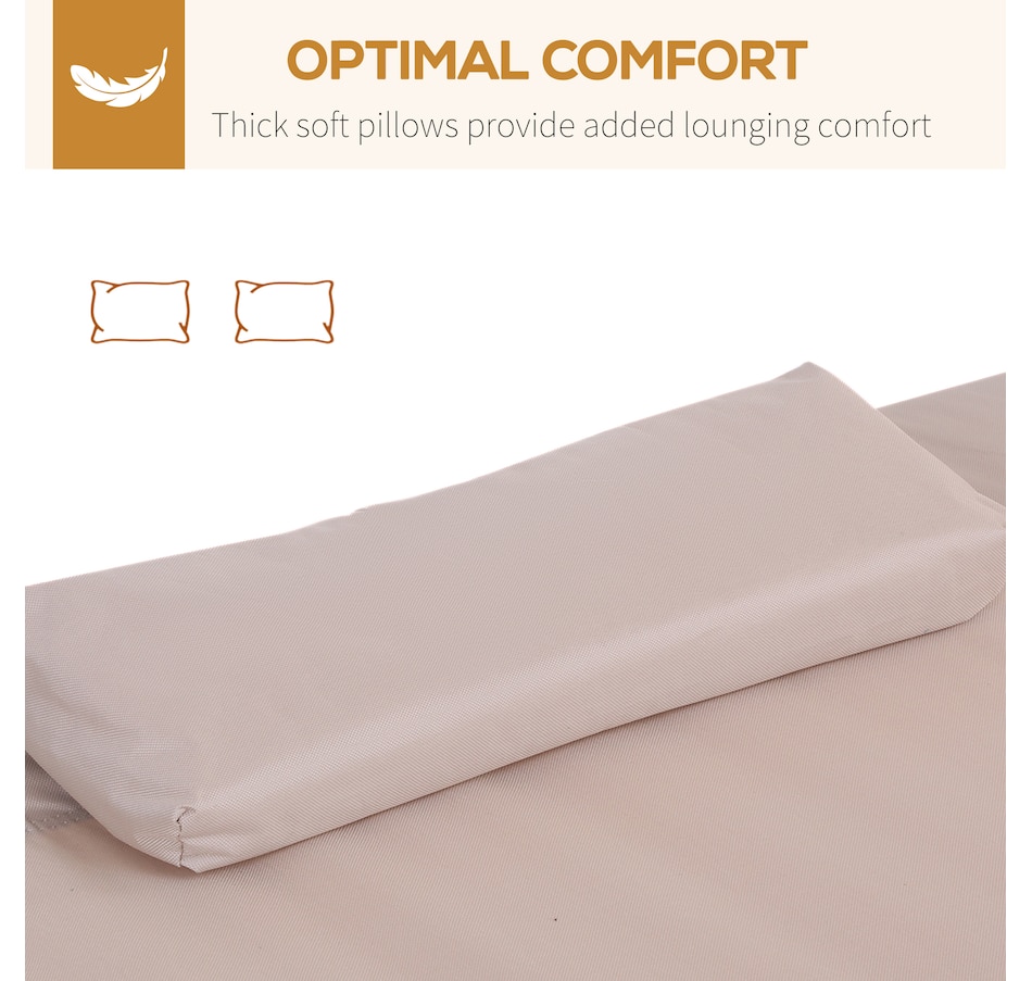 Image 946713_ALTMORE13.jpg, Product 946-713 / Price $129.99, Outsunny 79" Outdoor Lounge Chair with Canopy from Outsunny on TSC.ca's Home & Garden department
