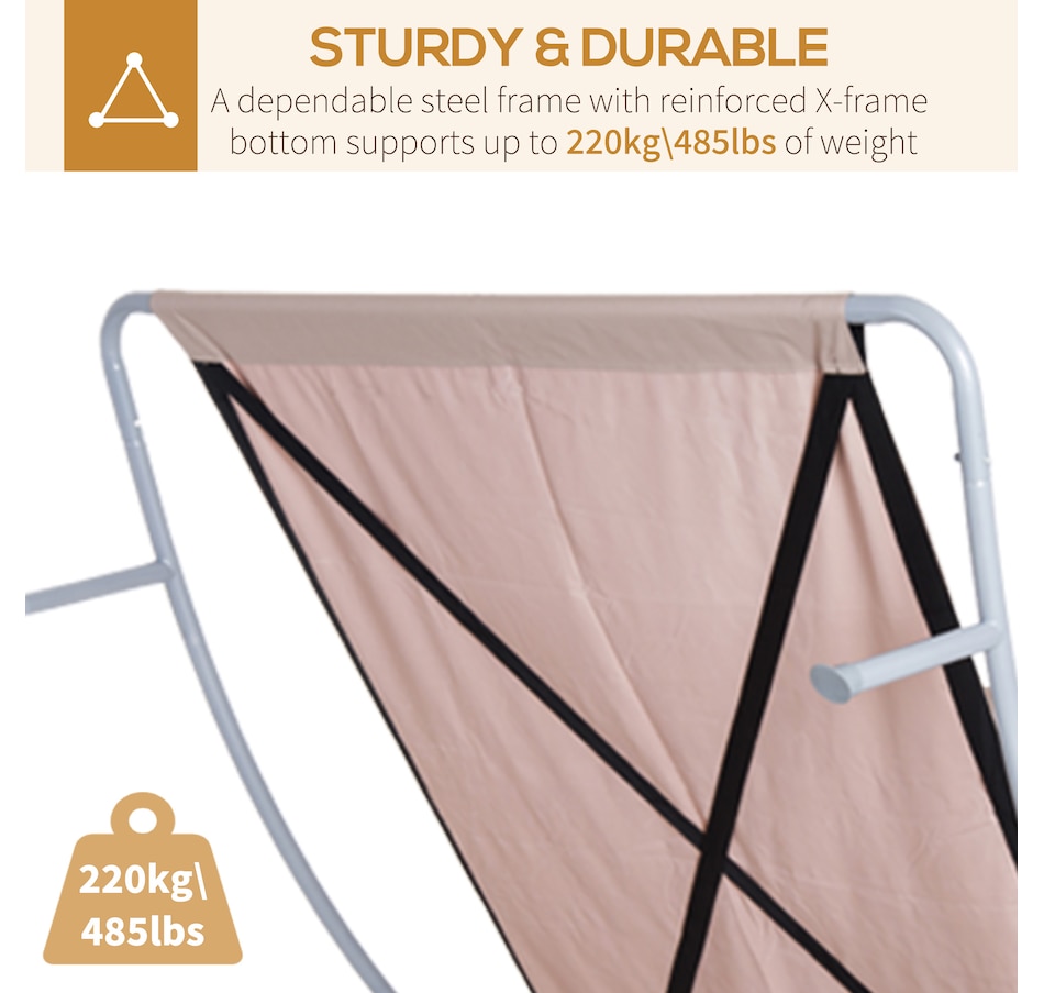 Image 946713_ALTMORE14.jpg, Product 946-713 / Price $129.99, Outsunny 79" Outdoor Lounge Chair with Canopy from Outsunny on TSC.ca's Home & Garden department