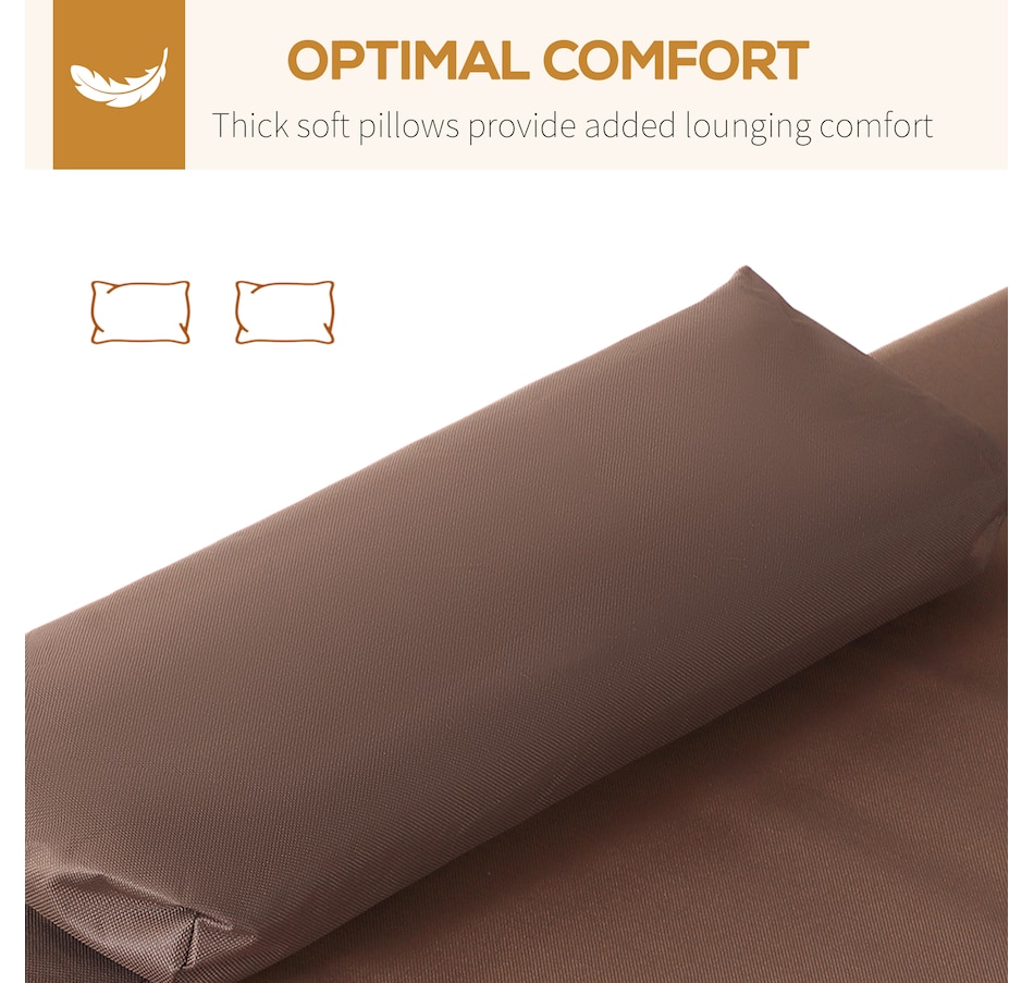 Image 946713_ALTMORE5.jpg, Product 946-713 / Price $129.99, Outsunny 79" Outdoor Lounge Chair with Canopy from Outsunny on TSC.ca's Home & Garden department