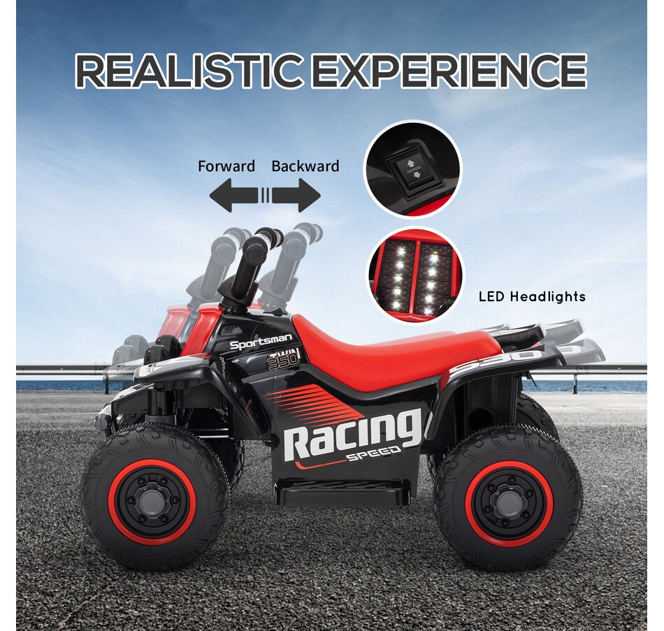 Image 946717_ALTMORE4.jpg, Product 946-717 / Price $92.99 - $99.99, Qaba 6V Kids ATV Quad, 4 Wheeler Battery Powered Electric Ride on Car from Qaba on TSC.ca's Toys & Hobbies department