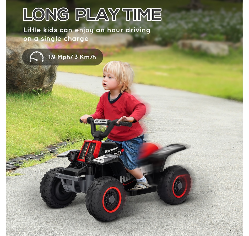 Image 946717_ALTMORE5.jpg, Product 946-717 / Price $92.99 - $99.99, Qaba 6V Kids ATV Quad, 4 Wheeler Battery Powered Electric Ride on Car from Qaba on TSC.ca's Toys & Hobbies department