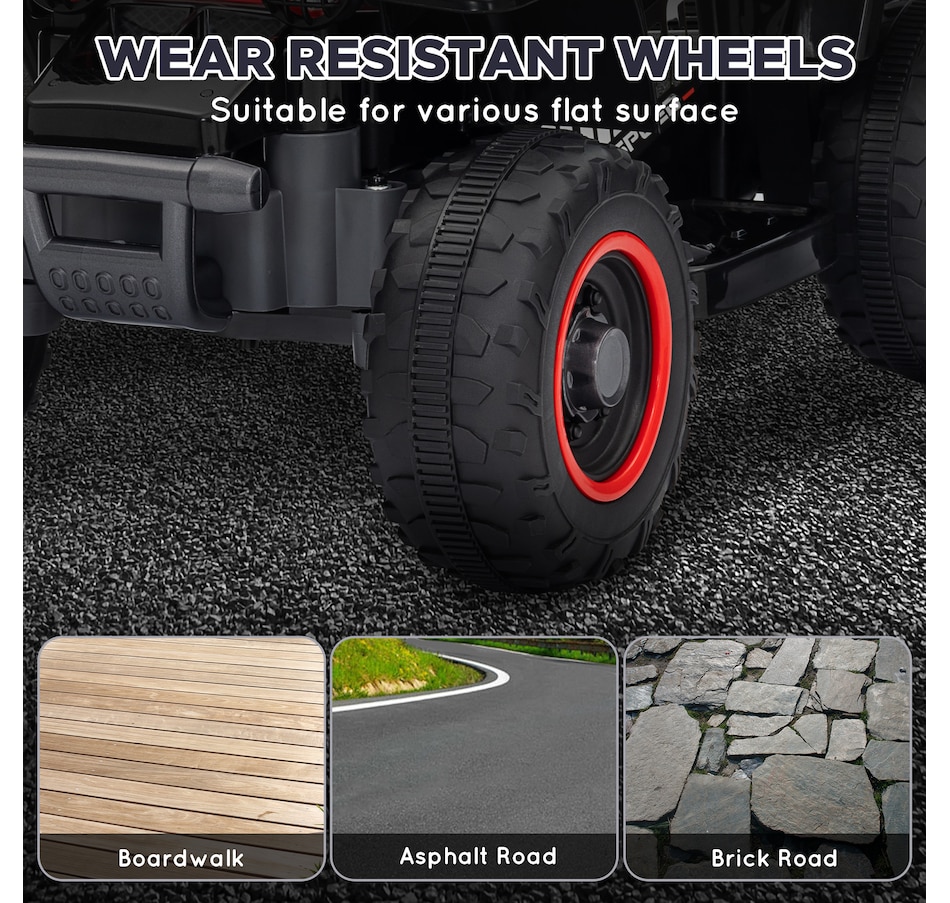 Image 946717_ALTMORE6.jpg, Product 946-717 / Price $92.99 - $99.99, Qaba 6V Kids ATV Quad, 4 Wheeler Battery Powered Electric Ride on Car from Qaba on TSC.ca's Toys & Hobbies department