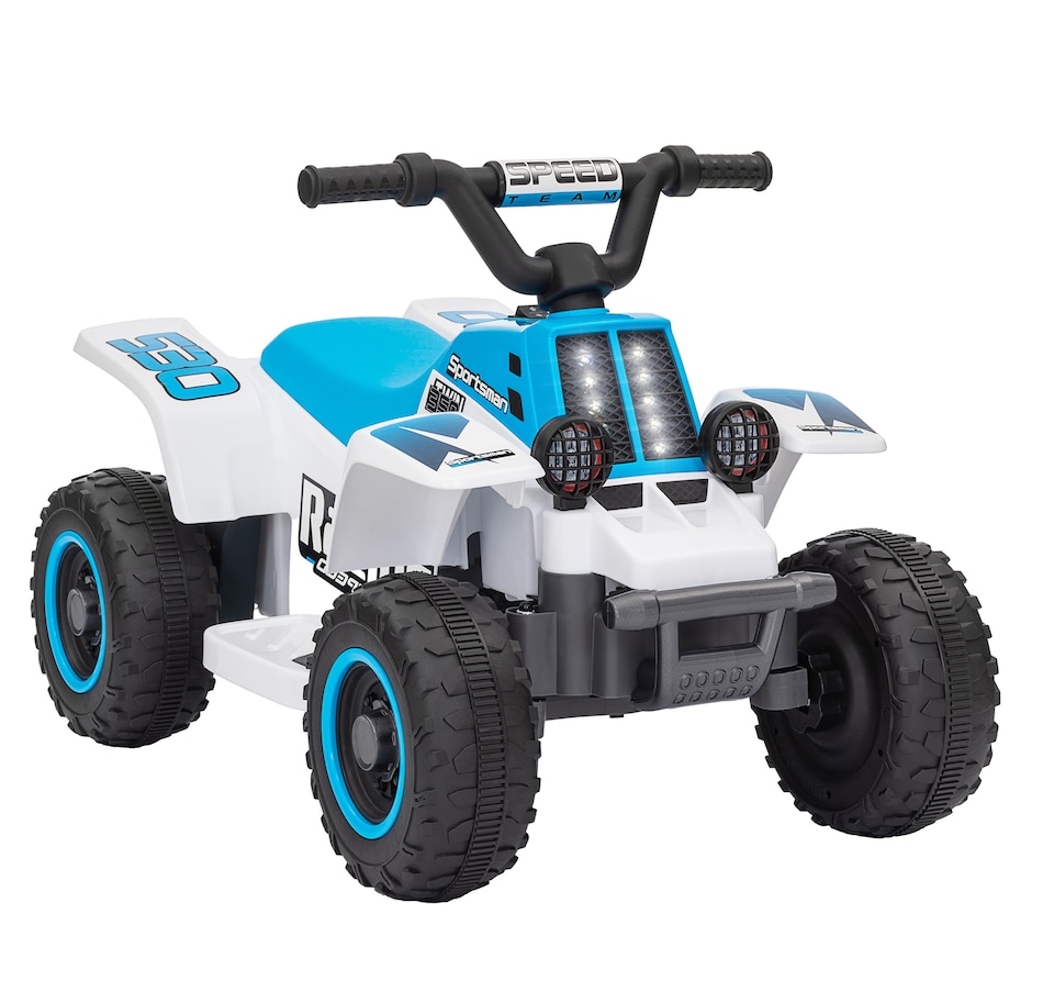 Image 946717_ST02.jpg, Product 946-717 / Price $92.99 - $99.99, Qaba 6V Kids ATV Quad, 4 Wheeler Battery Powered Electric Ride on Car from Qaba on TSC.ca's Toys & Hobbies department