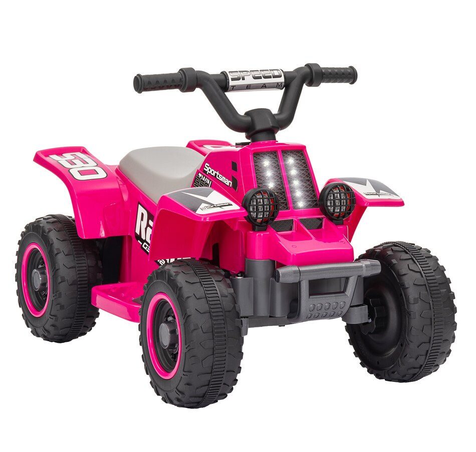 Image 946717_ST03.jpg, Product 946-717 / Price $92.99 - $99.99, Qaba 6V Kids ATV Quad, 4 Wheeler Battery Powered Electric Ride on Car from Qaba on TSC.ca's Toys & Hobbies department