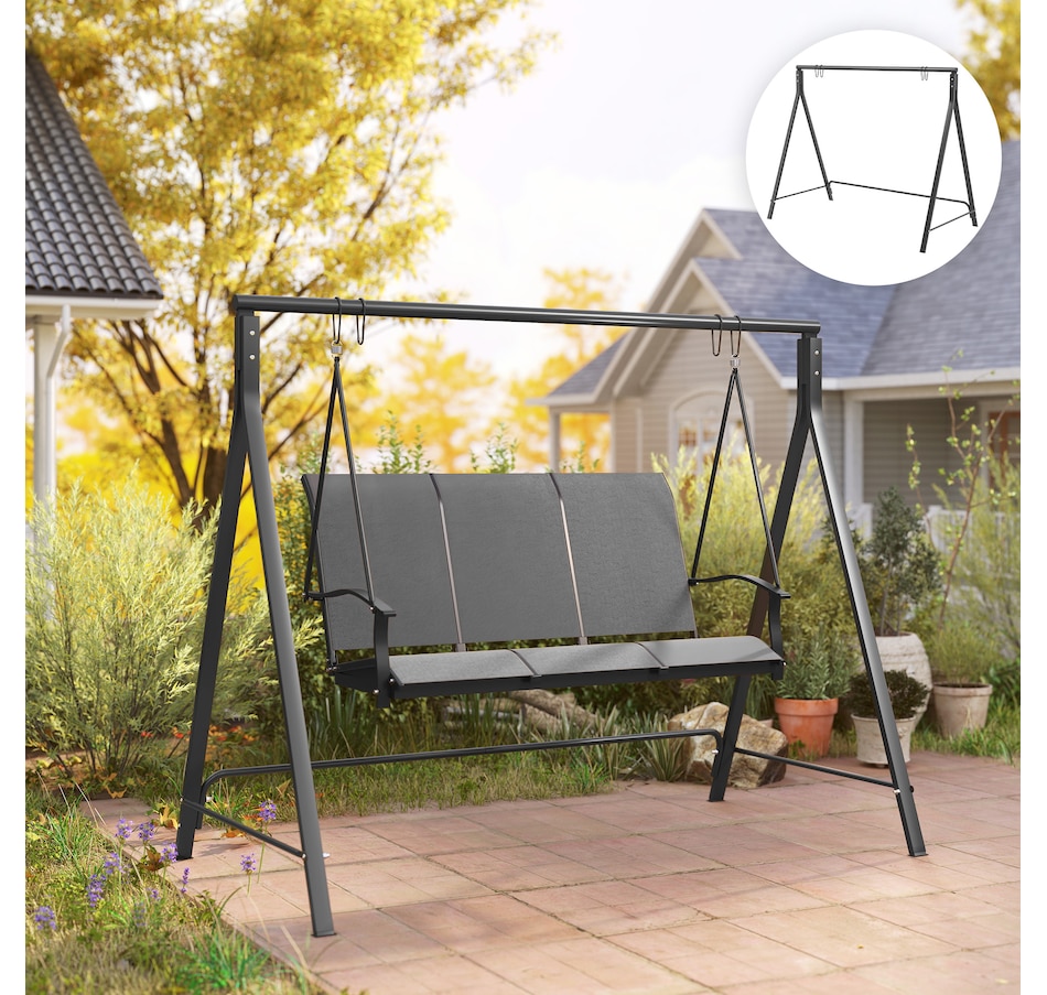 Image 946730_ALTMORE14.jpg, Product 946-730 / Price $112.99, Outsunny Metal Porch Swing Stand from Outsunny on TSC.ca's Home & Garden department