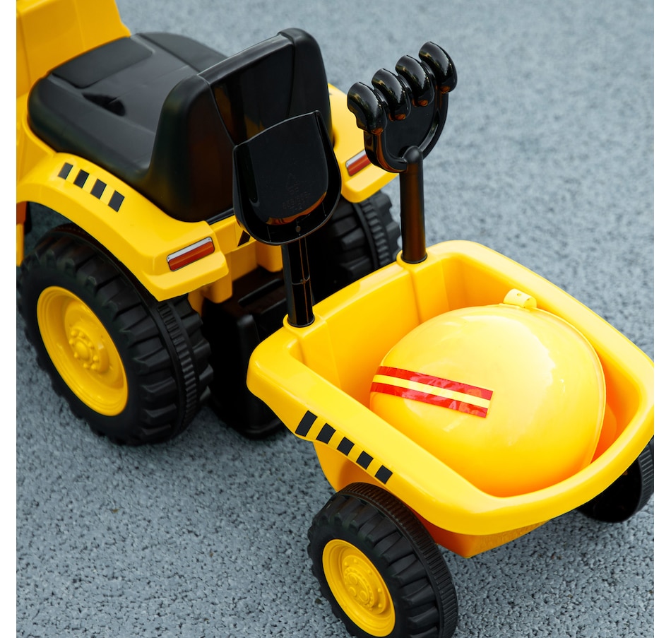 Image 946732_ALTMORE7.jpg, Product 946-732 / Price $86.99, Qaba Ride On Tractor with Trailer, Caterpillar Licensed Ride on Car, Yellow from Qaba on TSC.ca's Toys & Hobbies department