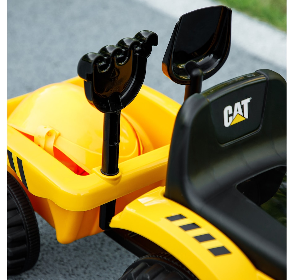 Image 946732_ALTMORE9.jpg, Product 946-732 / Price $86.99, Qaba Ride On Tractor with Trailer, Caterpillar Licensed Ride on Car, Yellow from Qaba on TSC.ca's Toys & Hobbies department