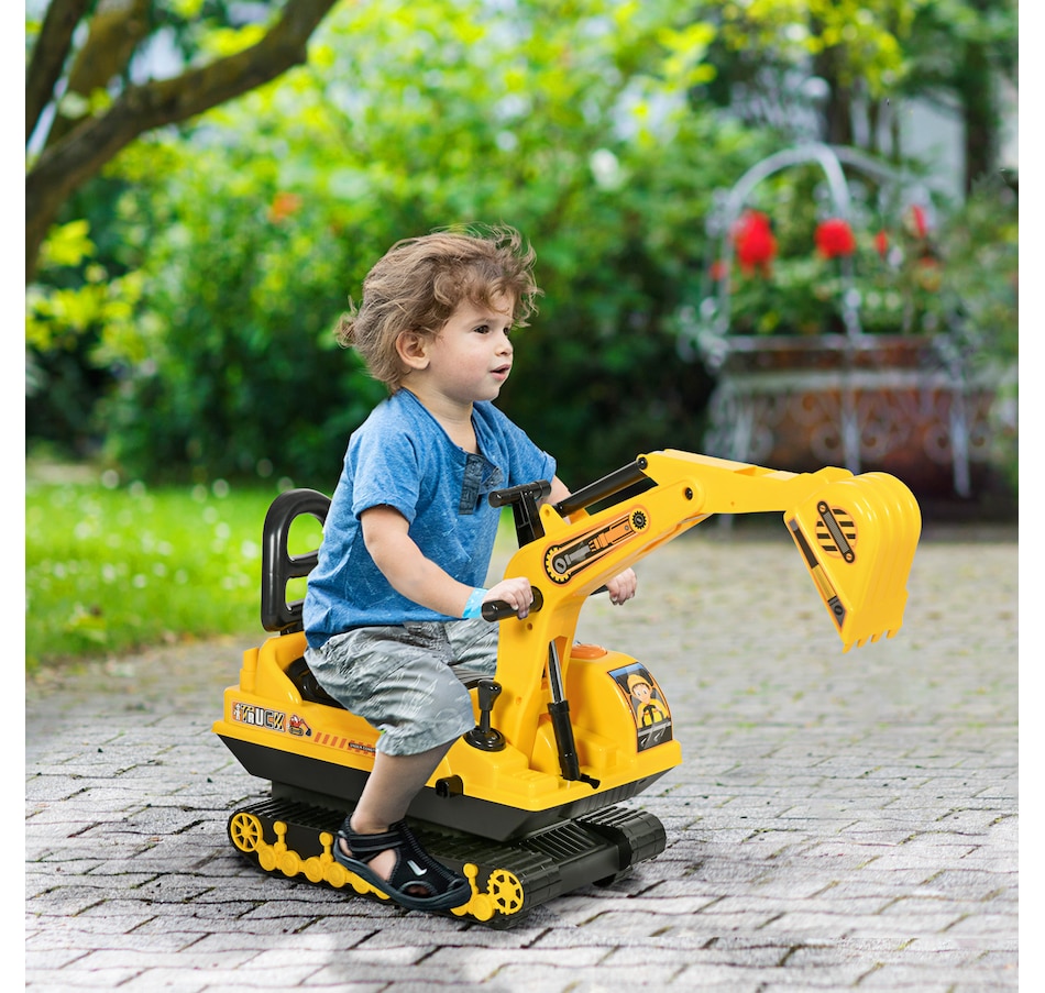 Image 946741_ALTMORE2.jpg, Product 946-741 / Price $64.99, Qaba Kids Ride-on Excavator with Digger, Pretend Play Construction Truck from Qaba on TSC.ca's Toys & Hobbies department
