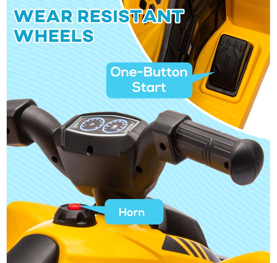 Image 946744_ALTMORE13.jpg, Product 946-744 / Price $82.99, Qaba 6V Licensed Kids ATV w/ Horn, for 18-36 Months from Qaba on TSC.ca's Toys & Hobbies department