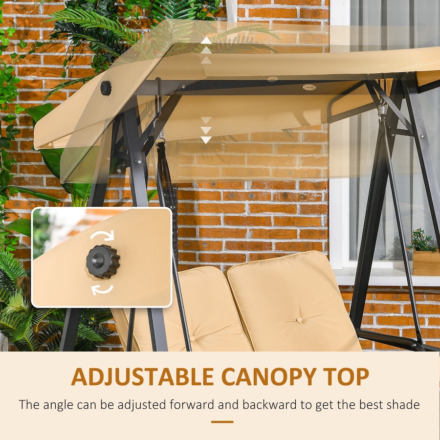Image 946809_ALTMORE3.jpg, Product 946-809 / Price $251.99 - $289.99, Outsunny 2 Seater Outdoor Swing Chair Hammock Bench Cushioned Seat from Outsunny on TSC.ca's Home & Garden department