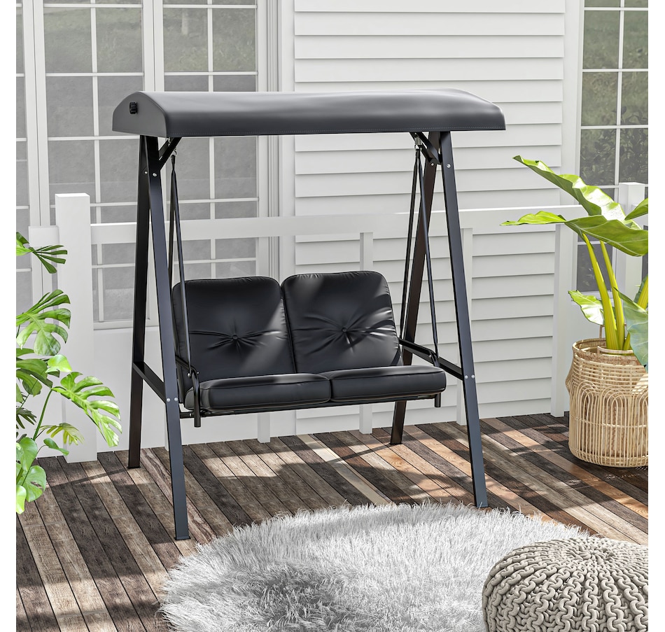 Image 946809_ALTMORE9.jpg, Product 946-809 / Price $224.99 - $234.99, Outsunny 2 Seater Outdoor Swing Chair Hammock Bench Cushioned Seat from Outsunny on TSC.ca's Home & Garden department