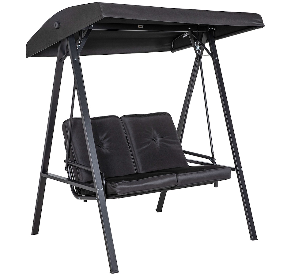 Image 946809_ST02.jpg, Product 946-809 / Price $224.99 - $234.99, Outsunny 2 Seater Outdoor Swing Chair Hammock Bench Cushioned Seat from Outsunny on TSC.ca's Home & Garden department