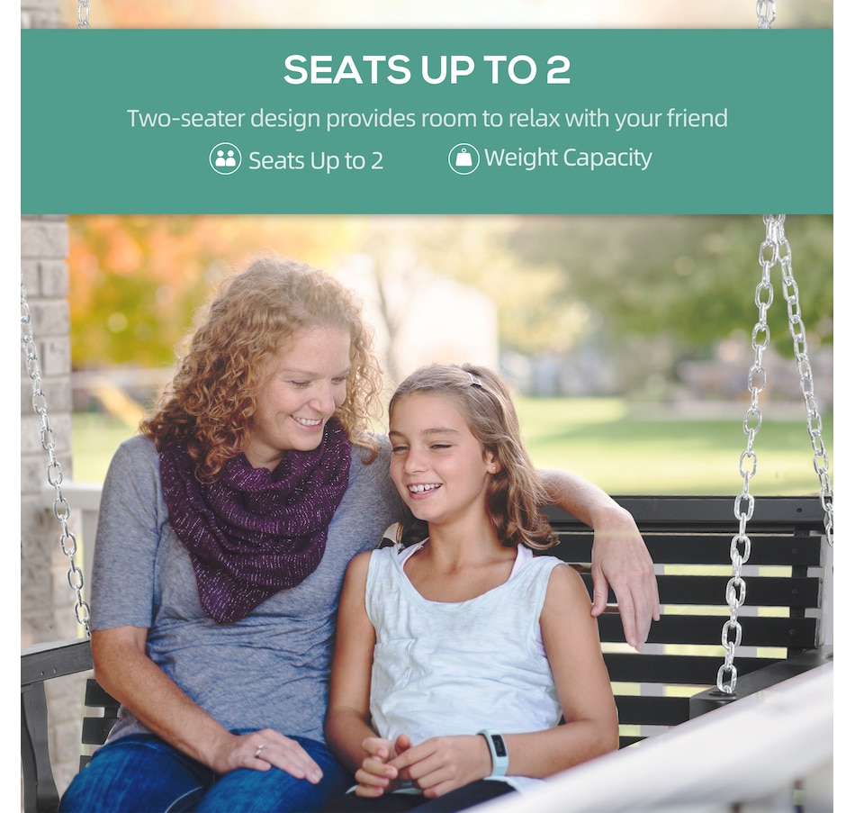 Image 946813_ALTMORE21.jpg, Product 946-813 / Price $179.99 - $204.99, Outsunny 2 Seater Porch Swing Chair with Cup Holder and Chains from Outsunny on TSC.ca's Home & Garden department