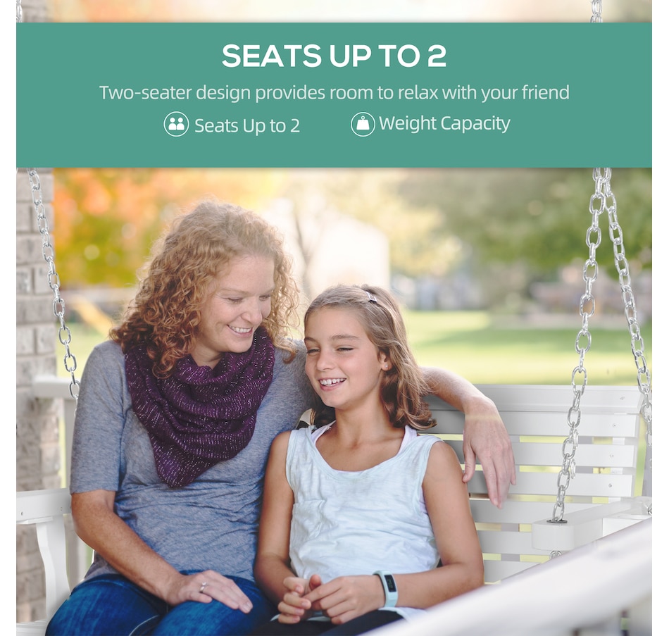 Image 946813_ALTMORE5.jpg, Product 946-813 / Price $179.99 - $204.99, Outsunny 2 Seater Porch Swing Chair with Cup Holder and Chains from Outsunny on TSC.ca's Home & Garden department