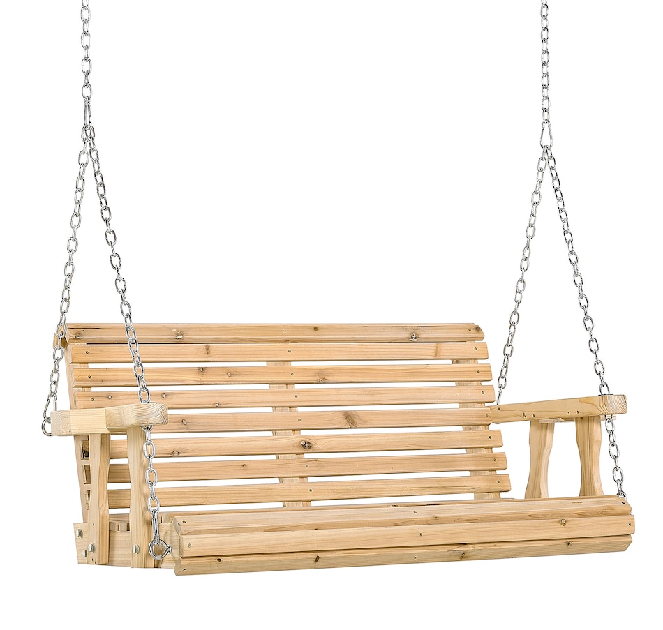 Image 946813_ST02.jpg, Product 946-813 / Price $179.99 - $204.99, Outsunny 2 Seater Porch Swing Chair with Cup Holder and Chains from Outsunny on TSC.ca's Home & Garden department