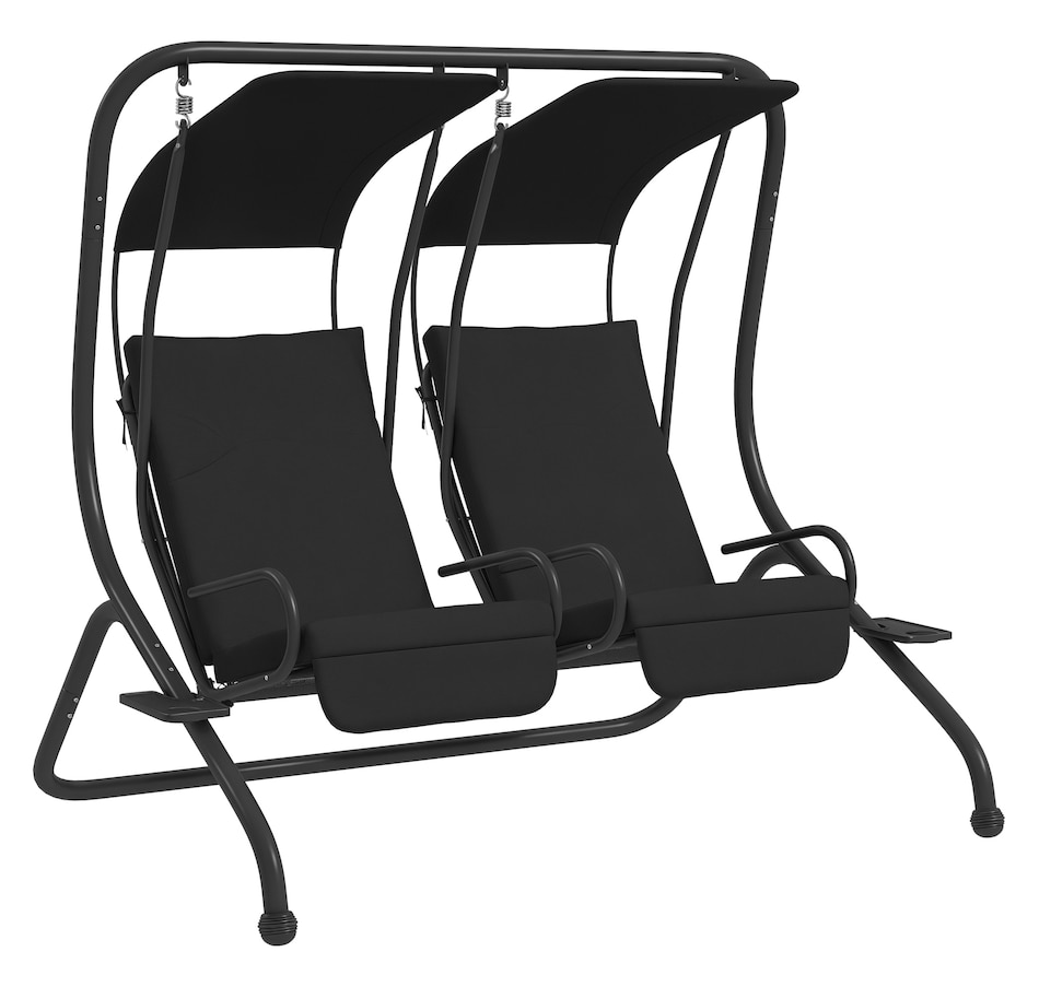 Image 946814_ST02.jpg, Product 946-814 / Price $299.99 - $318.99, Outsunny Luxury Patio Swing Metal Outdoor Porch Swing Chair from Outsunny on TSC.ca's Home & Garden department