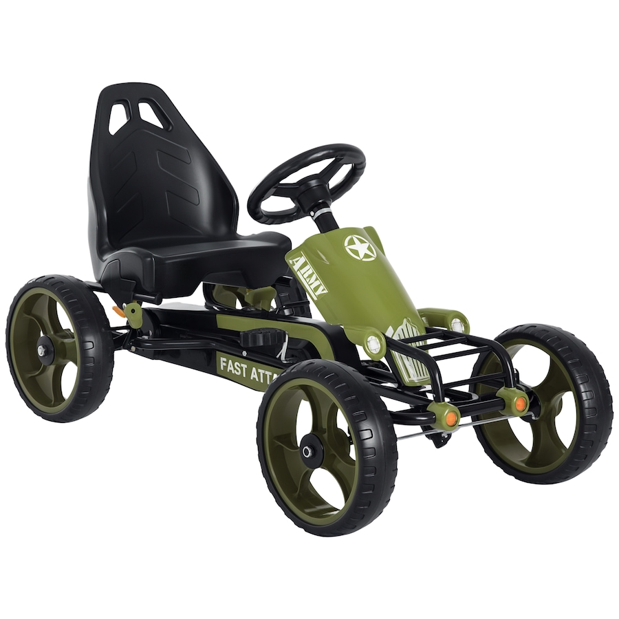 Image 946828.png, Product 946-828 / Price $149.99, Aosom Ride-on Pedal Go Kart with Adjustable Seat and Hand Brake, Green from Aosom on TSC.ca's Toys & Hobbies department