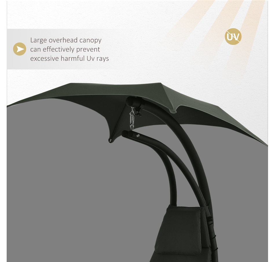Image 946831_ALTMORE20.jpg, Product 946-831 / Price $209.99, Outsunny Outdoor Hammock Chair with Stand from Outsunny on TSC.ca's Home & Garden department