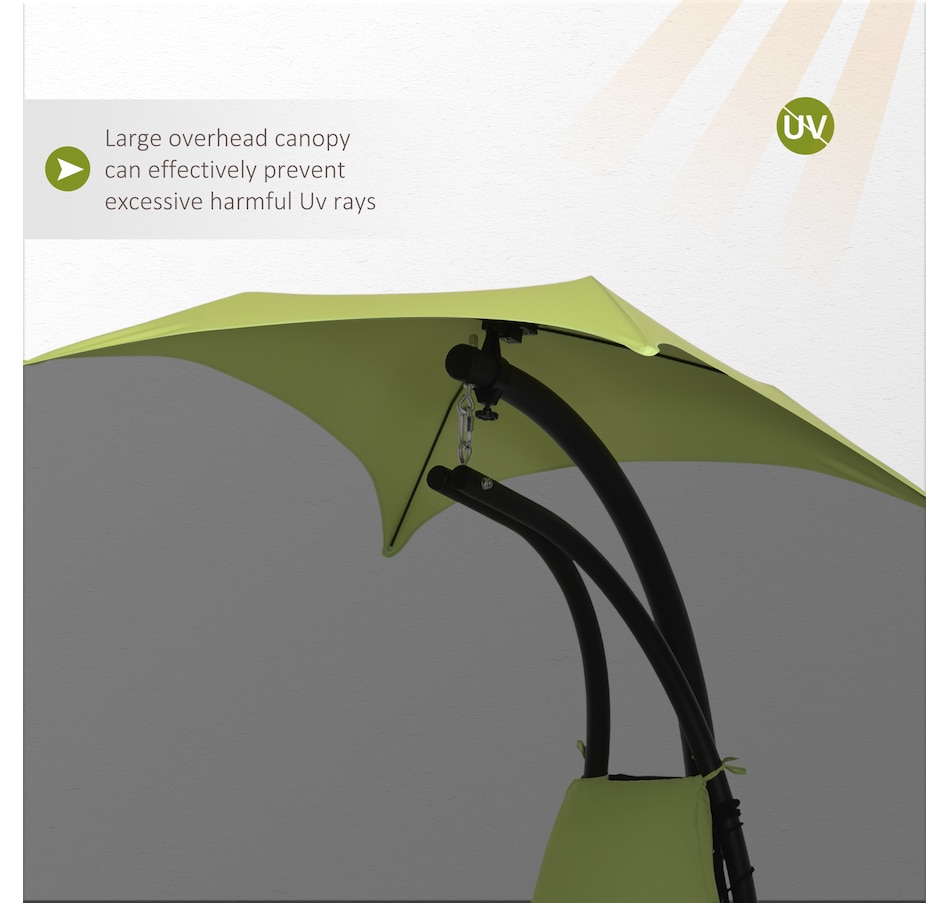 Image 946831_ALTMORE28.jpg, Product 946-831 / Price $209.99, Outsunny Outdoor Hammock Chair with Stand from Outsunny on TSC.ca's Home & Garden department