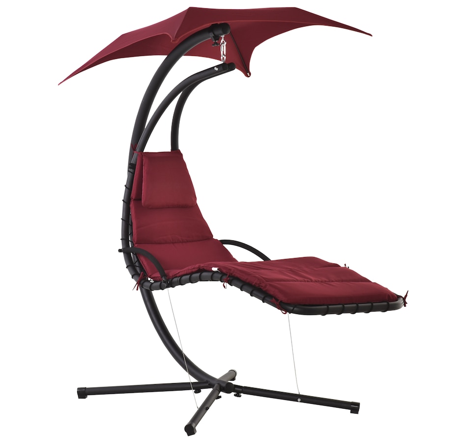 Image 946831_ST01.jpg, Product 946-831 / Price $209.99, Outsunny Outdoor Hammock Chair with Stand from Outsunny on TSC.ca's Home & Garden department