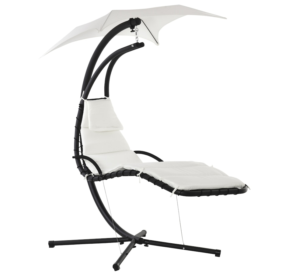 Image 946831_ST02.jpg, Product 946-831 / Price $209.99, Outsunny Outdoor Hammock Chair with Stand from Outsunny on TSC.ca's Home & Garden department