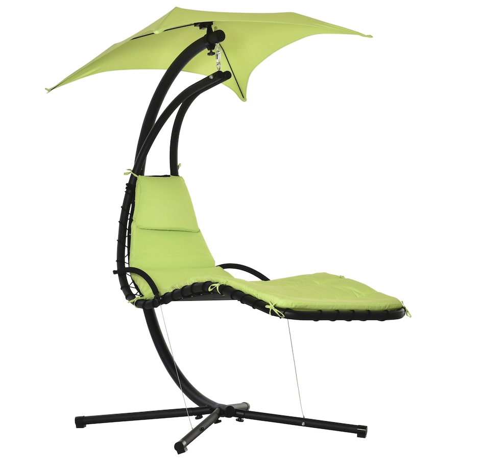 Image 946831_ST04.jpg, Product 946-831 / Price $209.99, Outsunny Outdoor Hammock Chair with Stand from Outsunny on TSC.ca's Home & Garden department