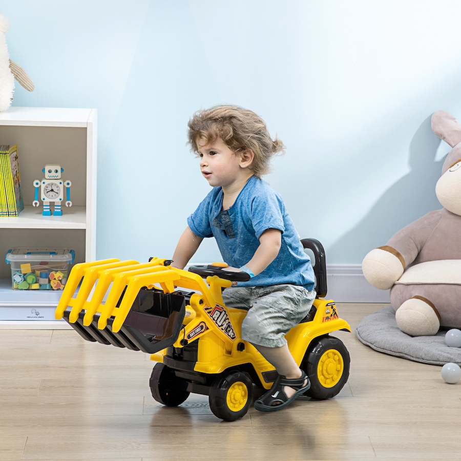 Image 946835_ALTMORE18.jpg, Product 946-835 / Price $66.99, Aosom Kids Ride-on Excavator with Grabber, Sound and Storage for Age 2-4 from Aosom on TSC.ca's Toys & Hobbies department