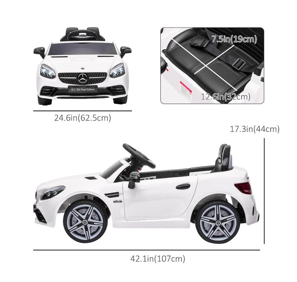 Image 946841_ALTMORE12.jpg, Product 946-841 / Price $182.78 - $216.99, Aosom 12V Kids Electric Ride On Car with Parent Remote Control Pink from Aosom on TSC.ca's Toys & Hobbies department